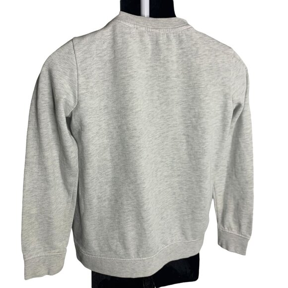 Womens Vans Rare Off The Wall Crew Sweatshirt Floral Sz S Grey - Picture 4 of 6